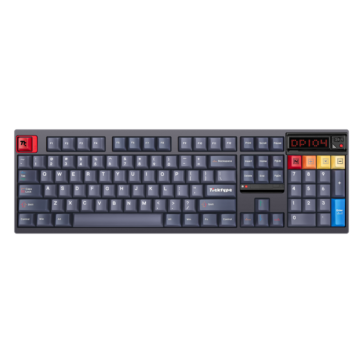 Ticktype DP104 Wireless Tri-mode Mechanical Keyboard